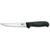 Nóż do mięsa Victorinox Fibrox - Wąskie ostrze ze stali nierdzewnej, ergonomiczna rękojeść, do krojenia mięsa - 15 cm